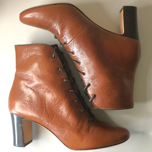 𝐓𝐨𝐫𝐲 𝐁𝐮𝐫𝐜𝐡 "Vienna" Lace-Up Ankle Boots ⊹  Size 9 - Picture 4 of 13
